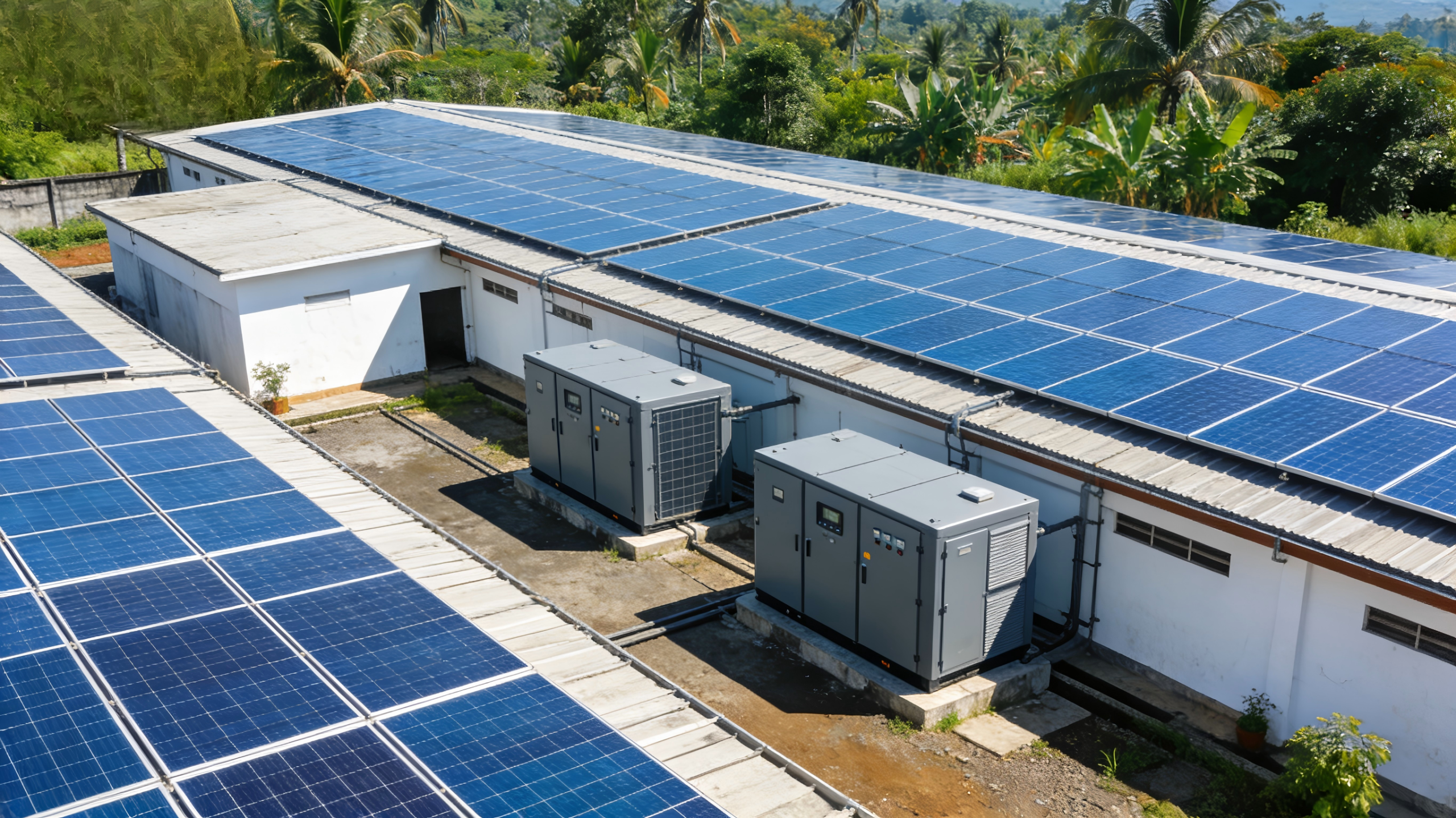 solar power generation + Small-capacity energy storage